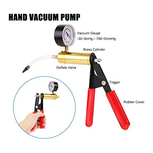 Jifetor Kit 2 En 1 De Purga De Bomba De Vacío Manual Y Herra 1