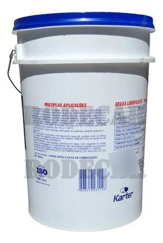 Graxa Azul Para Rolamentos Balde 20kg 1