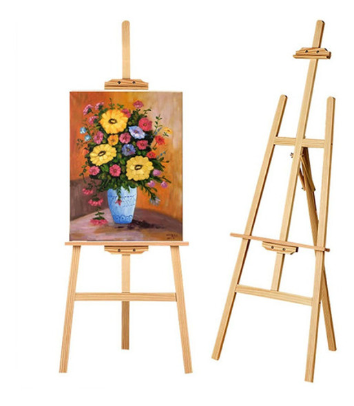 Atril De Pintor - Caballete Madera Pintura Oleo Cuadro 1
