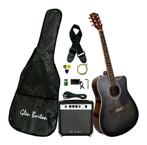 Bajo Electrico Glen Burton Gb150bcots Sgstyle Negro 0