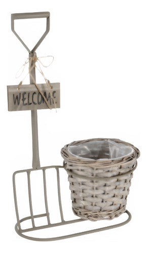 Portamaceta Mimbre Metal 0