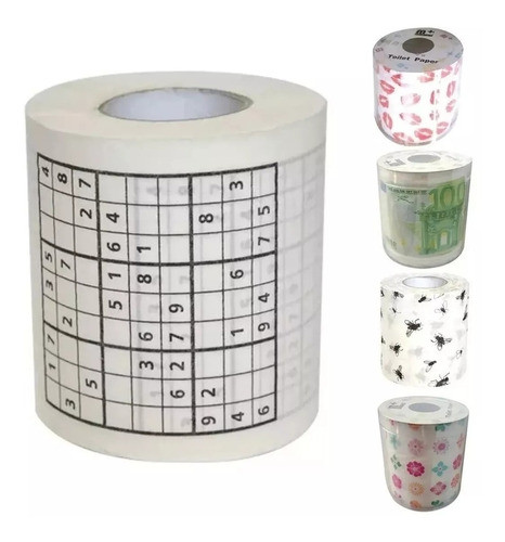 Papel Higienico Sudoku Estampado Diseño 0