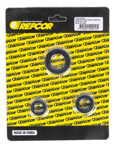 Juego Retenes Motor Yamaha Crypton T105 Repcor 0