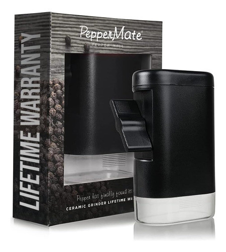 Molino De Pimienta Manual Tradicional Ajustable 2 En 1 0