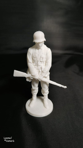 Artilleros Alemanes Ww2, 20cm De Altura Color Blanco 1
