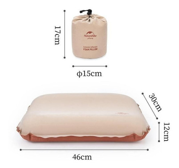 Naturehike Almohada Inflable De Espuma 3d Nh21zt001 1