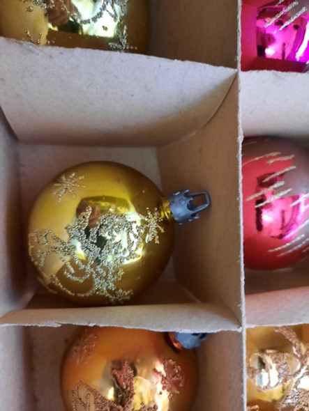 B. Antigo - 12 Bolas Enfeite Árvore Natal Anos 70 5,5 Cm 1