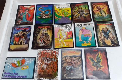 Lote 14 Figuritas Diferentes ** Monster ** Año 1992 1