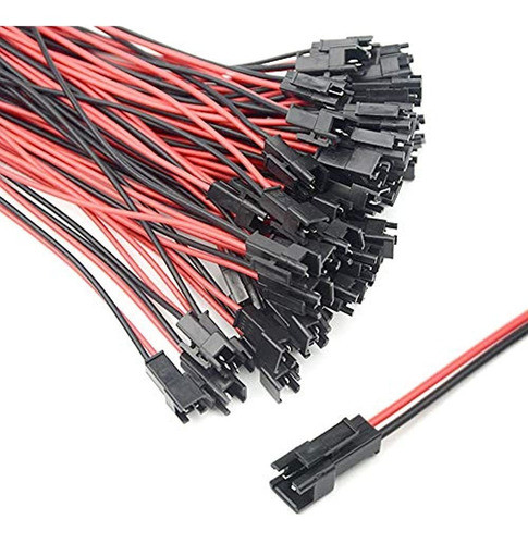Xlx 100pcs 50pair Min Micro Jst Sm 2pin 24awg Enchufe De Con 1