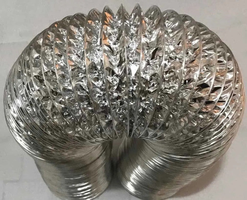 Duto Flexível De Exaustão P Coifa Aluminizado 100mm Kit 50 M 1