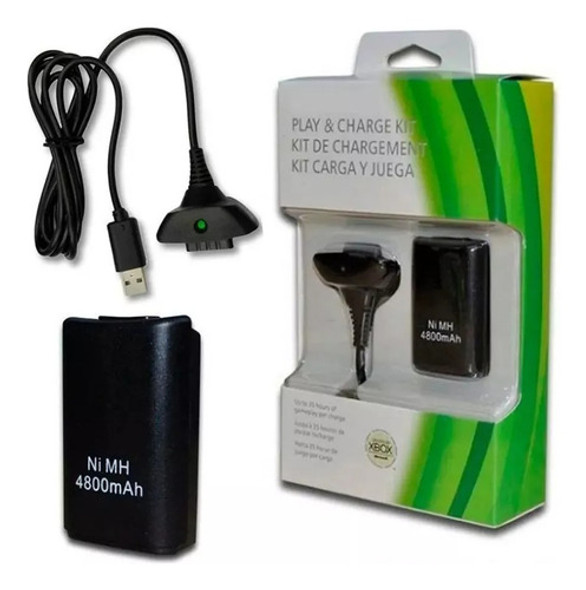 Kit Carga Bateria Cargador Joystick Control X360 0