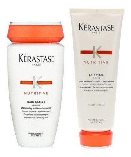 Kerastase Bain Satin 1 + Lait Vital 0