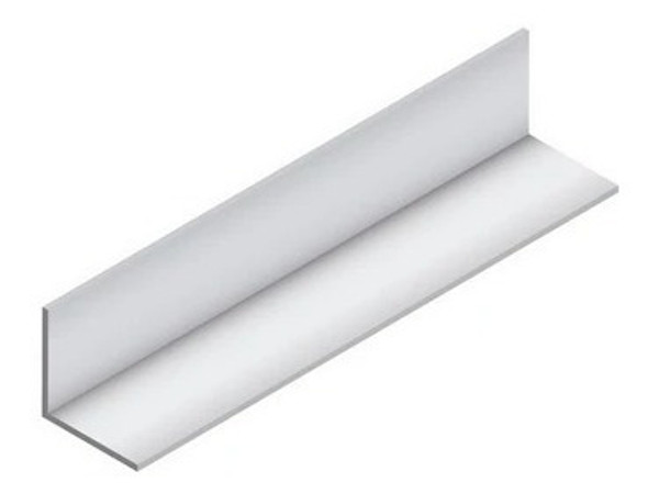 Perfil De Aluminio Angulo 25x25mm Anodizado Natural X 3 Mts 1