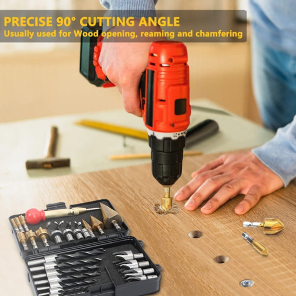 Avellanador Avellanadora Para Metal Madera X3 Atornillador 1