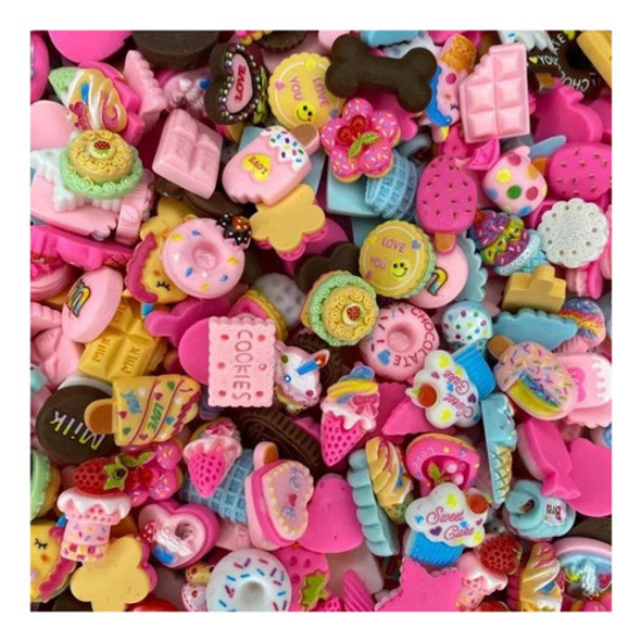 Aplique Resina Colorido Docinhos P/ Laços E Bijuterias 20und 0 Aplique Resina Colorido Docinhos P/ Laços E Bijuterias 20und 0