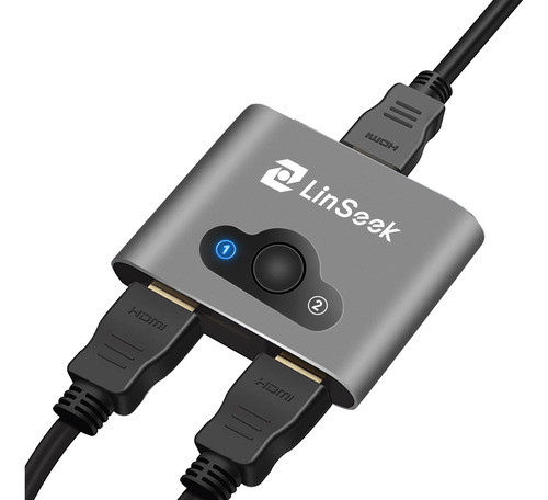 Interruptor Hdmi 8k Splitter 2 En 1 Aluminio Ews 0