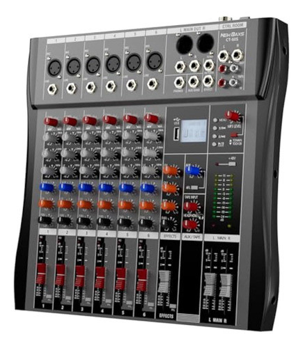 Mezclador Profesional De Audio Dj  New Baxs 6 0