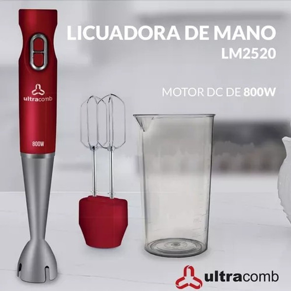 Acople Batidor Doble Completo Rojo Mixer Ultracomb Lm2520 1 Acople Batidor Doble Completo Rojo Mixer Ultracomb Lm2520 1