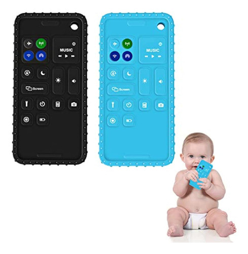 Baby Teething Toys, Ddmy Sensory Cell Phone Shape 0