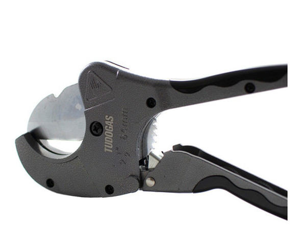 Tesoura 64mm De Cano Pvc Alicate Corta Tubos Pvc Nf Tudogás 0