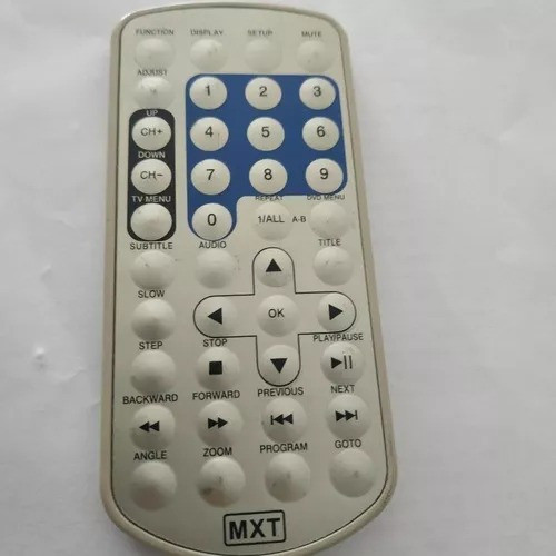 Controle P/dvd Portátil C/tv Lenox Dt-520similar Novo Brinde 0