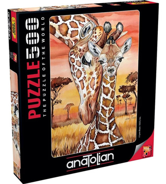 Puzzle 500 Piezas - 33 X 48 Cm - Anatolian - Giraffe 0