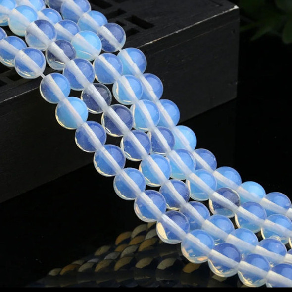 Fio De Pedra Natural Pedra Da Lua 4mm P/ Artesanato Pulseira 1 Fio De Pedra Natural Pedra Da Lua 4mm P/ Artesanato Pulseira 1