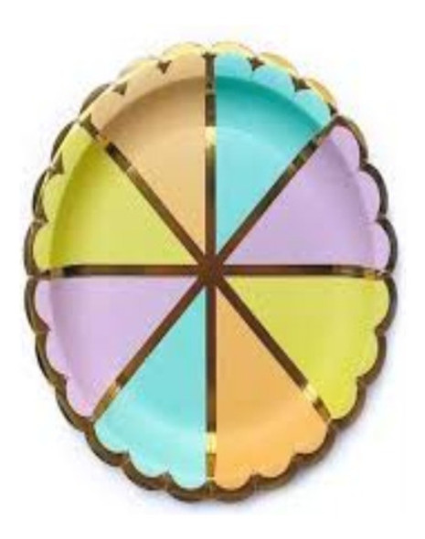 8 Platos Redondos Torta Pastel 17 Cm Descartables Fiesta 1 8 Platos Redondos Torta Pastel 17 Cm Descartables Fiesta 1