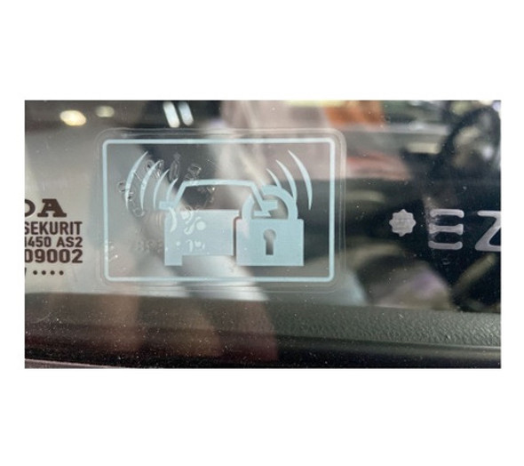 Par De Adesivos Vidro Interno Alarme Honda Civic 1 Par De Adesivos Vidro Interno Alarme Honda Civic 1