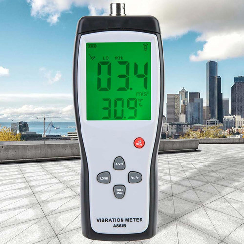 Analizador De Vibración Lcd As63b Para Medir Vibraciones 1