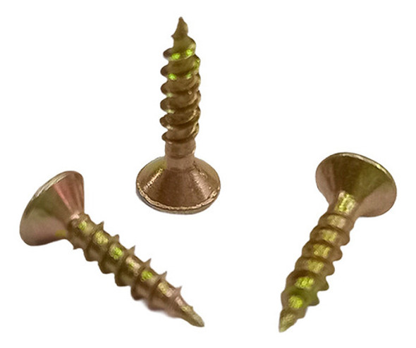 Tornillo Autoperforantes Fix Dorado 3.5 X 20 X 200 Unidades 0