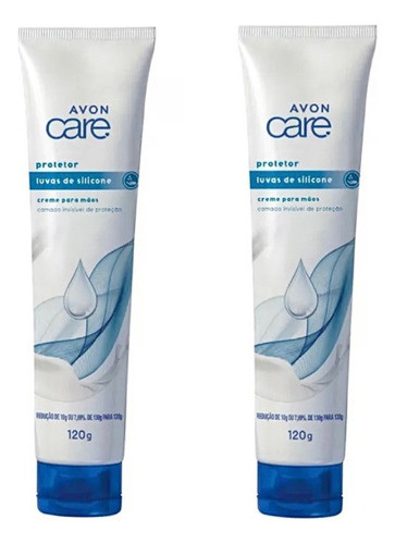 Kit 2 Cremes Hidratantes Para Mãos Luvas De Silicone Avon 0