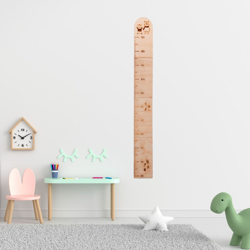 Medidor De Altura Para Niños Crecimiento Infantil Madera 170 1