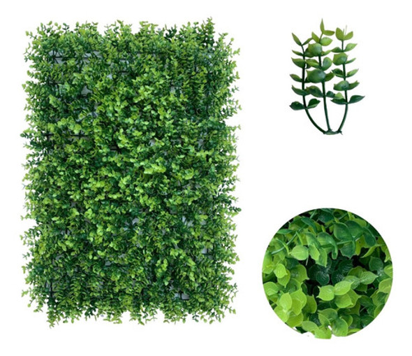 Kit 20 Painéis Artificiais Folhagens Para Jardins Eucalipto 0