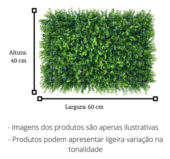 Kit 20 Painéis Artificiais Folhagens Para Jardins Eucalipto 1
