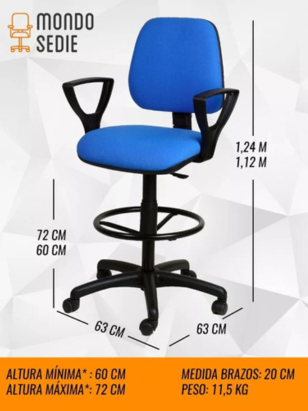 Silla Cajera Giratoria Brazos Mostrador Barra 1