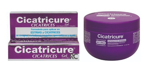 Kit Cicatricure Cicatrices 60g + Crema Urea 10% 250g 0