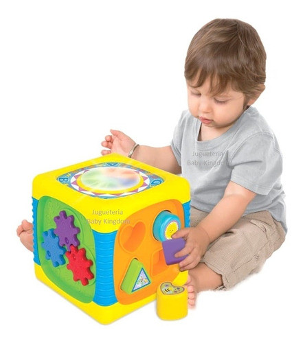 Cubo Con Formas Encastre Nuevo Juego Didactico Bebe Y Niño 0
