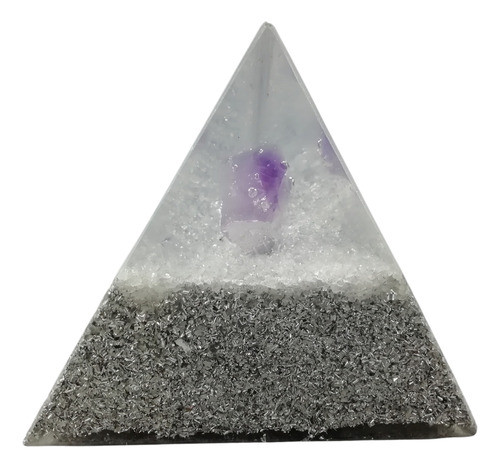 Orgonita Pirámide Tetraédrica Grande Cristal De Amatista 0