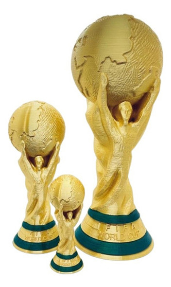 Copa Del Mundo Impresa En 3d 36cm Dropix 3d 0