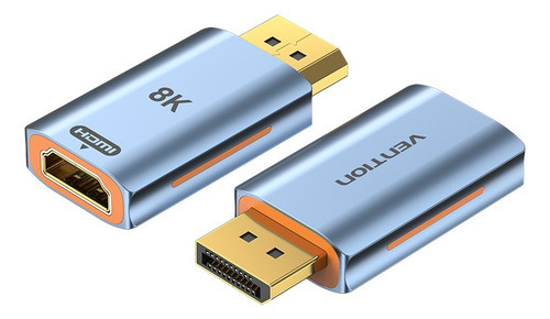 Adaptador Ultra 8k Display Port Macho A Hdmi Hembra Vention 0