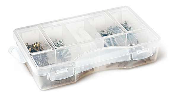 Estuche Plastico Transparente 7 Divisiones 170x114x36mm Tayg 1