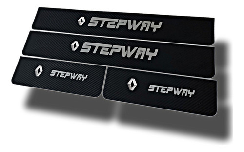 Protector Cubre Zócalos Carbono Renault Stepway Envio Gratis 0
