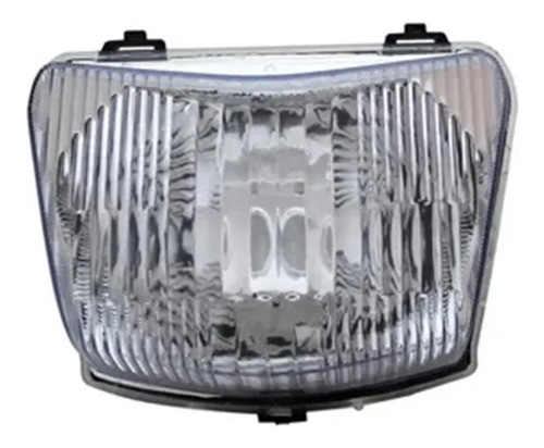Bloco Optico Farol Pop 100 2007 Á 2015 + Soquete + Led Farol 1