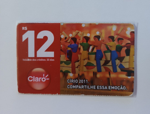 Cartão Telefônico Pré-pago. Círio 2011. Pasta 37. 0
