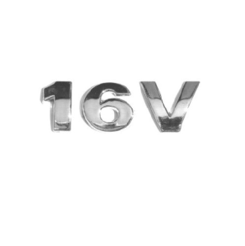 Emblema 16v Pequeno Reto Lat. Para Gol Parati G3 E G4 1