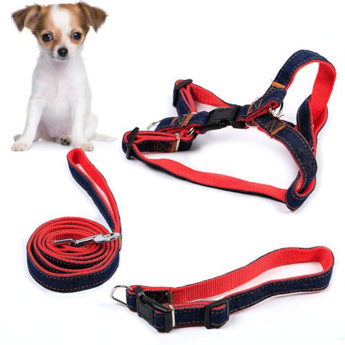 Perro Mascota Ajustable Caminando Arnés Correa Plomo Cuerda 0