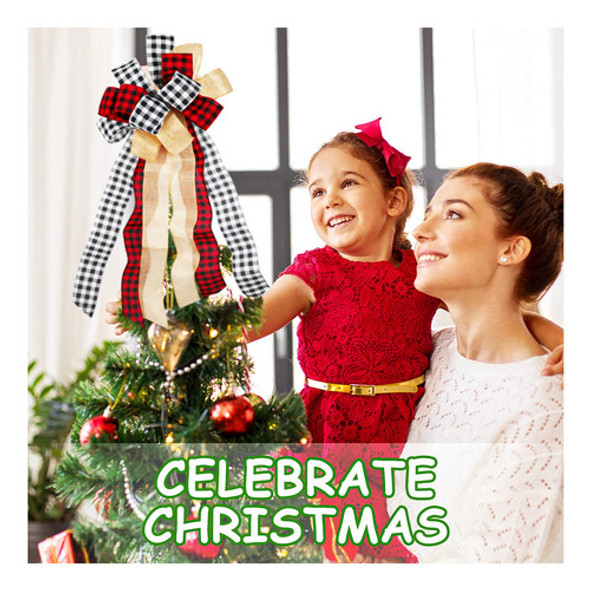 Juego De 53 Decoraciones De Cuadros De Bfalo De Navidad, Inc 1 Juego De 53 Decoraciones De Cuadros De Bfalo De Navidad, Inc 1