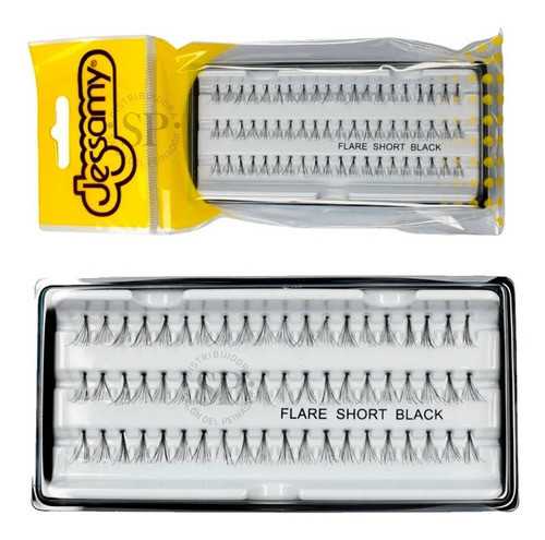 Pestañas Postizas Individuales Flare Short P120 Jessamy 0