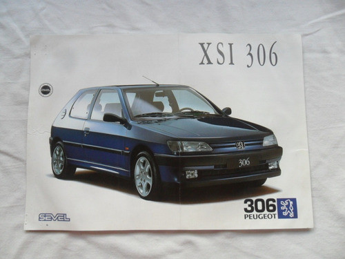 Folleto Peugeot 306 Xsi No Manual Catalogo Sevel 0